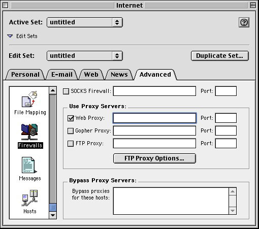 Network Setting on Mac OS 9